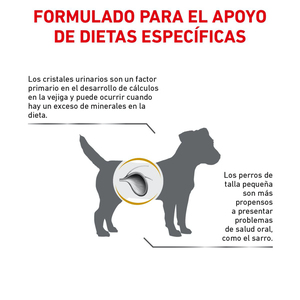 Royal Canin Veterinary Diet Alimento Seco para Tracto Urinario para Perro Adulto Raza Pequeña, 4 kg