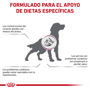 Royal Canin Veterinary Diet Alimento Seco para Salud Cardiaca para Perro Todas las Edades, 8 kg