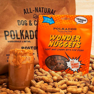 Polkadog Wonder Nuggets Premios Suaves Receta Mantequilla de Maní para Perro, 340 g