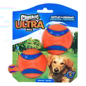 Chuckit! Ultra Set de Pelotas de Goma para Perro, Mediano Chuckit! Ultra Set de Pelotas de Goma para Perro, Mediano