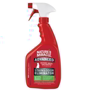 Nature's Miracle Limpiador Enzimático Concentrado para Manchas y Olores Difíciles de Gato, 946 ml Nature's Miracle Limpiador Enzimático Concentrado para Manchas y Olores Difíciles de Gato, 946 ml