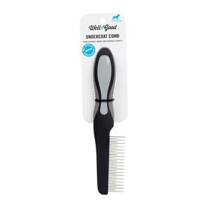Well & Good Peine Desenredante para Capa Interna de Pelo para Perro, Negro Well & Good Peine Desenredante para Capa Interna de Pelo para Perro, Negro
