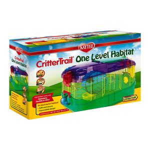 Kaytee CritterTrail Hábitat de 1 Nivel para Pequeñas Mascotas, MultiColor