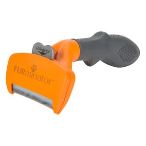 Furminator Deslanador de Pelo Corto para Perros Raza Mediana, Naranja