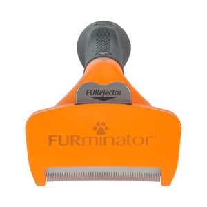 Furminator Deslanador de Pelo Corto para Perros Raza Mediana, Naranja