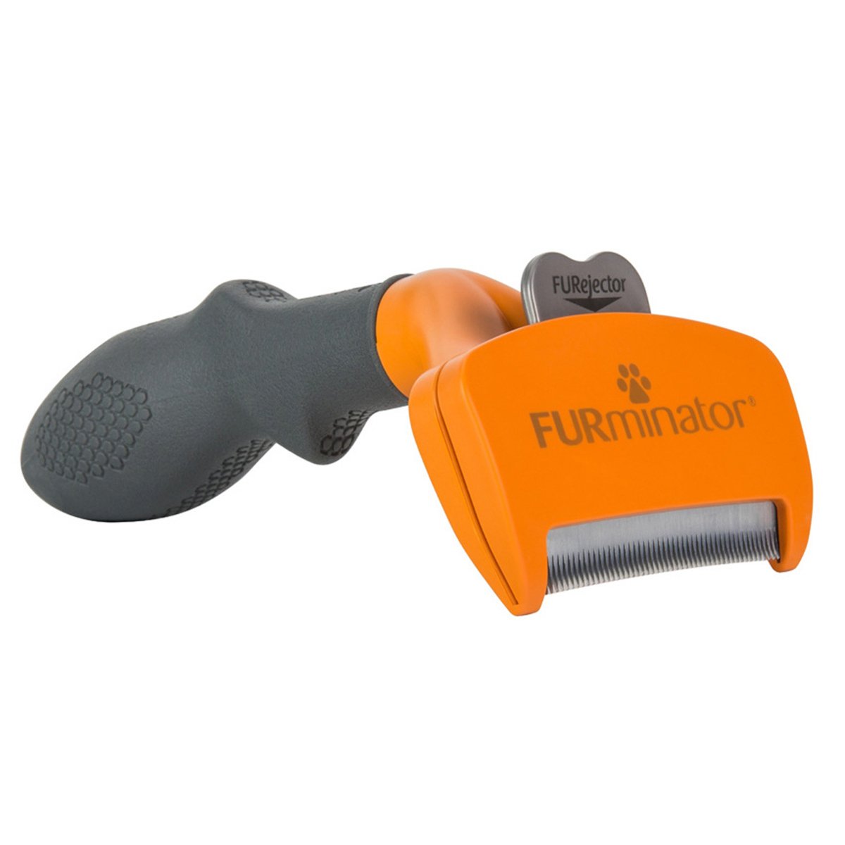 Furminator Deslanador de Pelo Corto para Perros Raza Mediana, Naranja