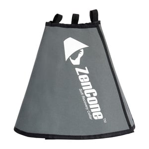 ZenPet ZenCone Collar Isabelino Suave para Perros, Grande