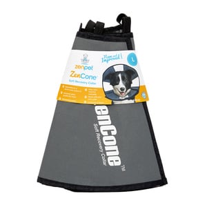 ZenPet ZenCone Collar Isabelino Suave para Perros, Grande ZenPet ZenCone Collar Isabelino Suave para Perros, Grande