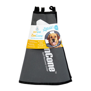 ZenPet ZenCone Collar Isabelino Suave para Perros, X-Grande