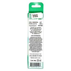 Tropiclean Fresh Breath Gel de Cuidado Dental para Gato, 59 ml