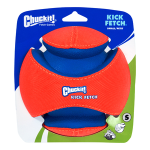 Chuckit! Kick Fetch Pelota Naranja con Diseño Ergonómico para Perro, Chico