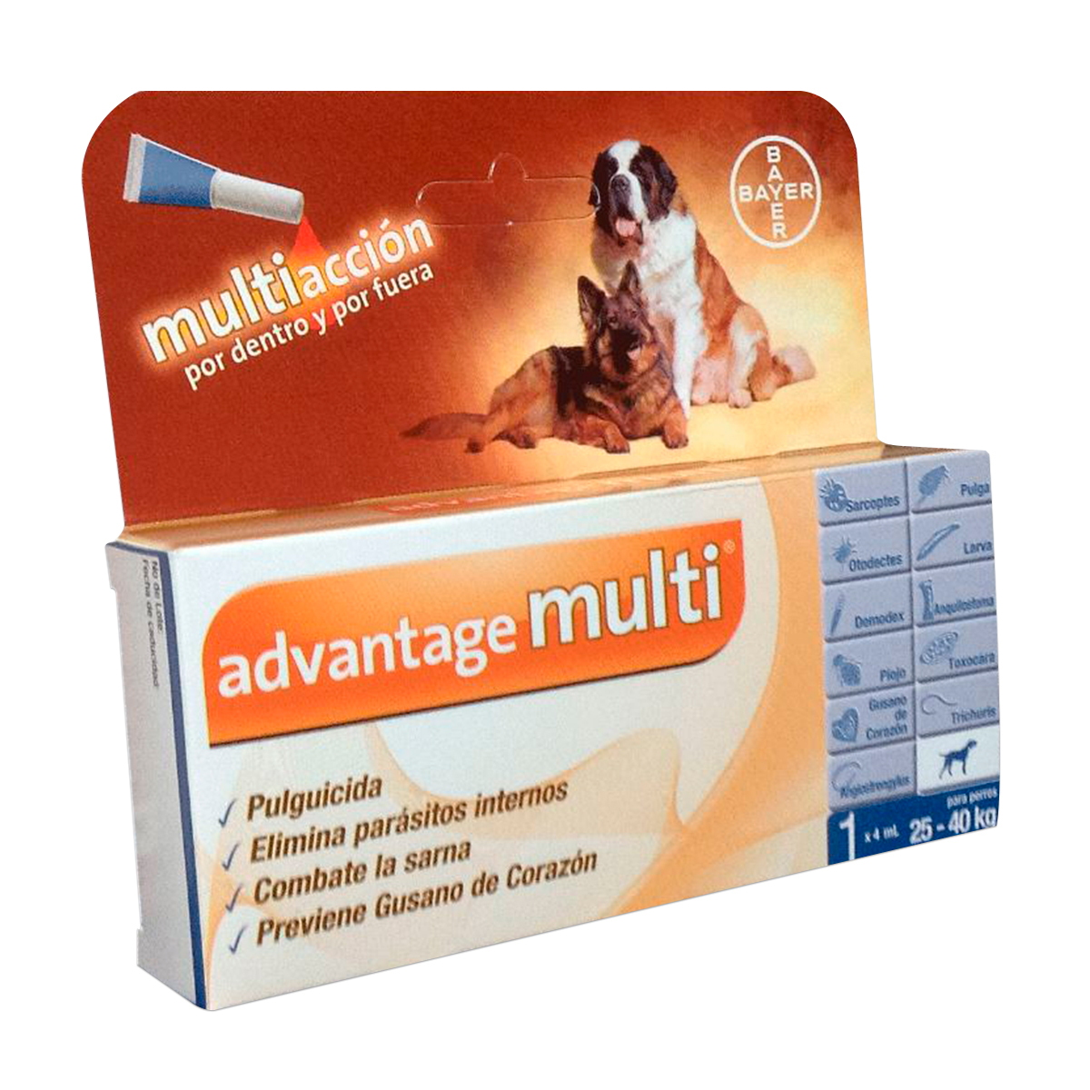 Advantage Multi Pipeta Antiparasitaria Interna Y Externa Para Perro 25 advantage-multi-pipeta-antiparasitaria-interna-y-externa-para-perro-25