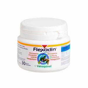 Vetoquinol Flexadin Suplemento Articular para Perro y Gato, 30 Tabletas Vetoquinol Flexadin Suplemento Articular para Perro y Gato, 30 Tabletas