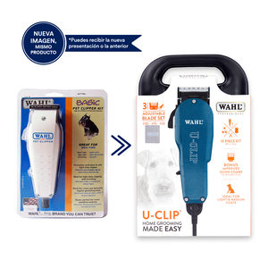 Wahl Basic Pet Clipper Kit Básico de Corte de Pelo para Animales de Compañía, 10 Piezas