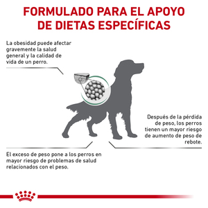 Royal Canin Veterinary Diet Alimento Seco Soporte de Saciedad para Perro Adulto Raza Mediana/Grande, 3.5 kg