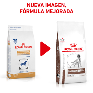Royal Canin Veterinary Diet Alimento Seco Gastrointestinal Bajo en Grasa para Perro Adulto, 3 kg