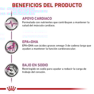 Royal Canin Veterinary Diet Alimento Seco para Salud Cardiaca para Perro Todas las Edades, 8 kg