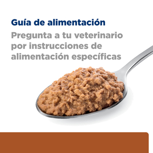 Hill's Prescription Diet k/d Alimento Húmedo Salud Renal para Gato Adulto Receta Picadillo, 155 g