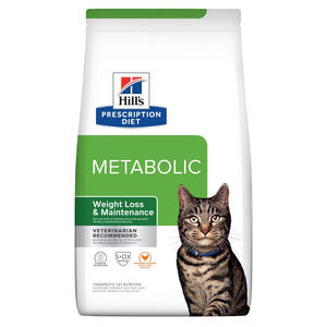 Hill's Prescription Diet Metabolic Alimento Seco Control de Peso para Gato Adulto, 8 kg