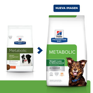 Hill's Prescription Diet Metabolic Alimento Seco Control del Peso para Perro Adulto, 2.7 kg