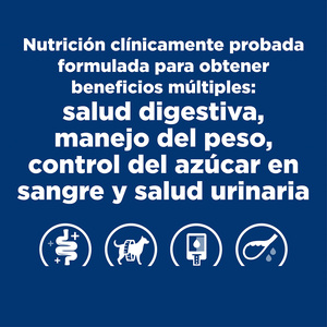 Hill's Prescription Diet w/d Alimento Seco Control de Peso/Diabetes para Perro Adulto, 12.5 kg