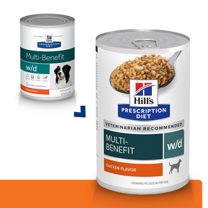 Hill's Prescription Diet w/d Alimento Húmedo Control de peso/Diabetes para Perro Adulto, 370 g