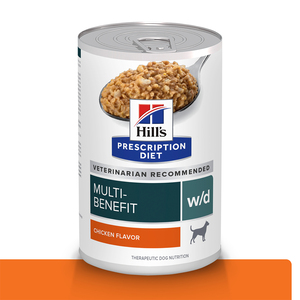 Hill's Prescription Diet w/d Alimento Húmedo Control de peso/Diabetes para Perro Adulto, 370 g