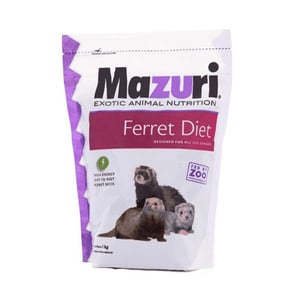Mazuri Ferret Diet Alimento Seco para Hurón, 1 kg Mazuri Ferret Diet Alimento Seco para Hurón, 1 kg