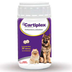 Holland Rx Cartiplex Suplemento Condroprotector y Antioxidante para Perro, 30 Tabletas