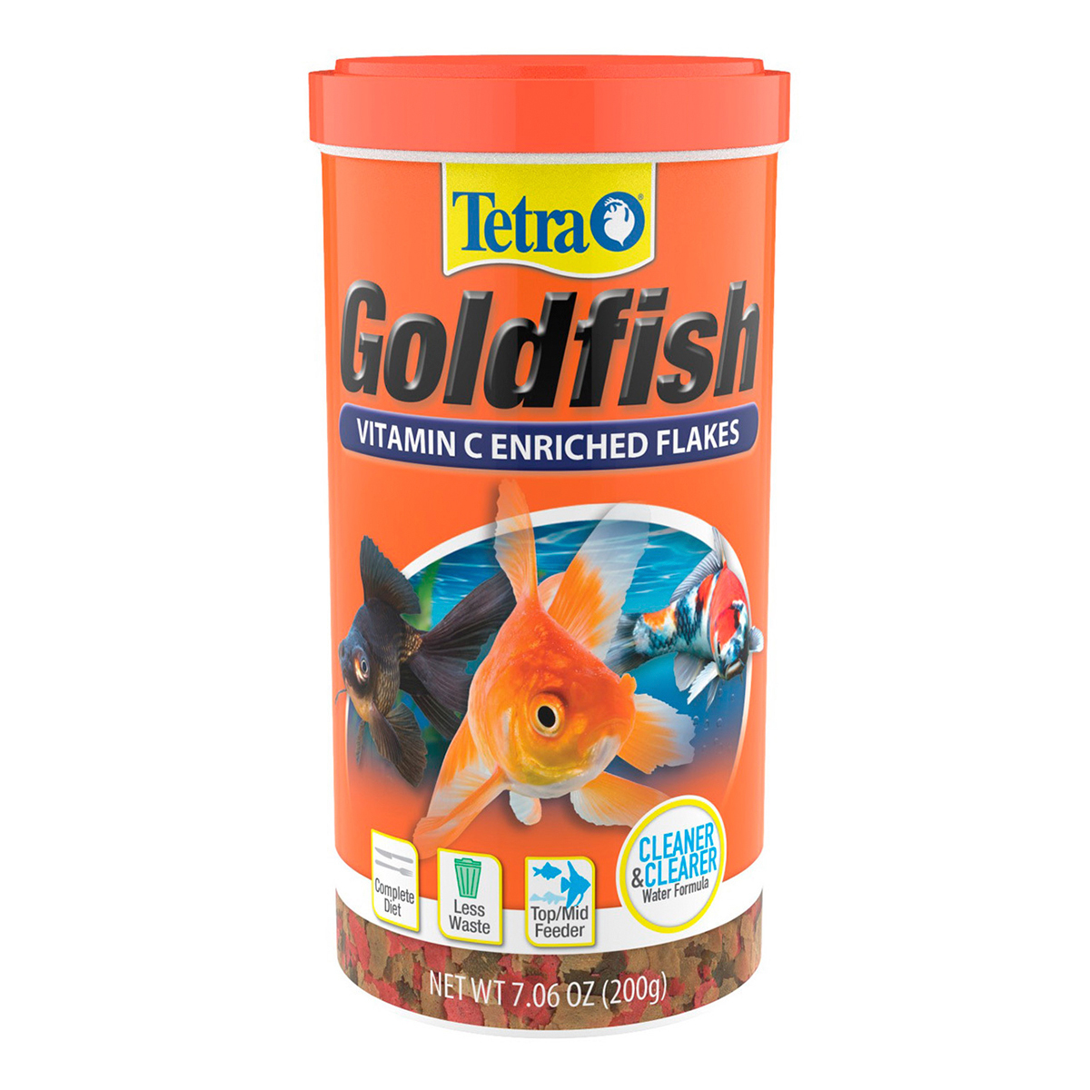 Tetra Fin Alimento en Hojuelas para Goldfish, 200 g