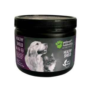 Petmet Naturals Healthy Shield Desparasitante Natural Interno y Externo para Perro y Gato, 100 g