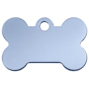 Hillman Group Placa de Identificación Grabable Diseño Hueso Azul Claro para Perro, Chico Hillman Group Placa de Identificación Grabable Diseño Hueso Azul Claro para Perro, Chico