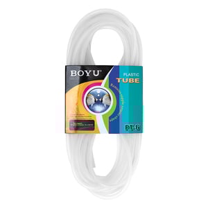 Boyu Rollo Manguera Silicón para Peces, 4 mm Ancho x 6 m Largo Boyu Rollo Manguera Silicón para Peces, 4 mm Ancho x 6 m Largo