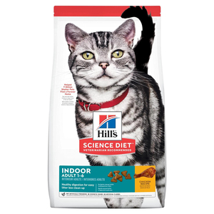 Hill's Science Diet Alimento Seco para Gato Adulto de Interior Receta Pollo, 3.2 kg
