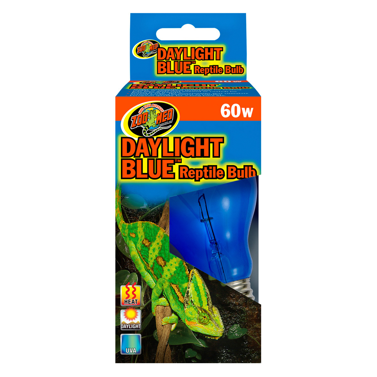 Zoo Med Luz Azul de Día para Reptiles, 60 Watts