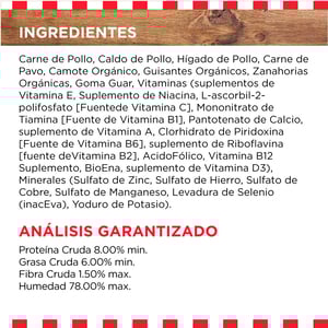 Livelong Healthy & Strong Alimento Natural Húmedo para Perro Todas las Edades Receta Salmón/Camote, 354 g