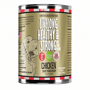 Livelong Healthy & Strong Alimento Natural Húmedo para Perro Todas las Edades Receta Pollo, 354 g Livelong Healthy & Strong Alimento Natural Húmedo para Perro Todas las Edades Receta Pollo, 354 g
