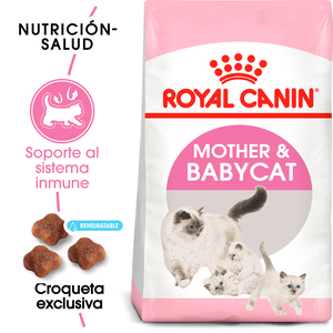 Royal Canin Mom & BabyCat Alimento Seco para Gestación / Lactancia o Destete para Gato, 1.14 kg