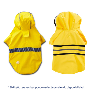 Youly Impermeable Color Amarillo para Perro, Mediano