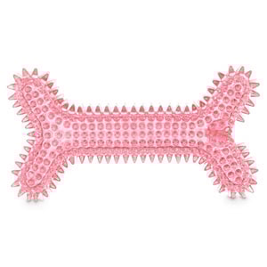 Leaps & Bounds Juguete Hueso Masticable con Picos y Sonido Colores Surtidos para Perro, Mediano Leaps & Bounds Juguete Hueso Masticable con Picos y Sonido Colores Surtidos para Perro, Mediano