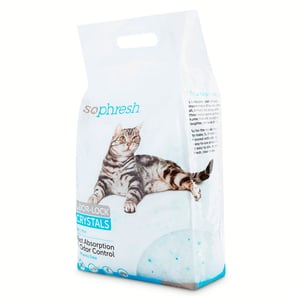 Sophresh Arena de Sílice Absorbente con Cristales para Control de Olor para Gato, 6.8 kg