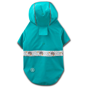 Youly Impermeable Color Turquesa para Perro, X-Chico