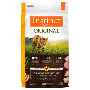 Instinct Original Libre de Granos Alimento Natural para Gato Todas las Edades Receta Pollo, 2.2 kg