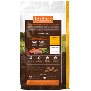 Instinct Original Libre de Granos Alimento Natural para Perro Todas las Edades Receta Pollo, 10.2 kg