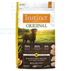 Instinct Original Libre de Granos Alimento Natural para Perro Todas las Edades Receta Pollo, 10.2 kg Instinct Original Libre de Granos Alimento Natural para Perro Todas las Edades Receta Pollo, 10.2 kg
