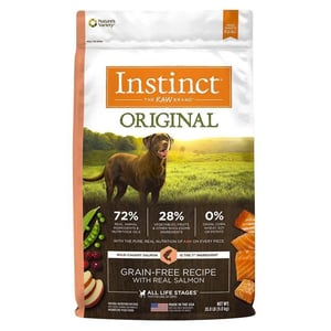 Instinct Original Libre de Granos Alimento Natural para Perro Todas las Edades Receta Salmón, 9 kg Instinct Original Libre de Granos Alimento Natural para Perro Todas las Edades Receta Salmón, 9 kg