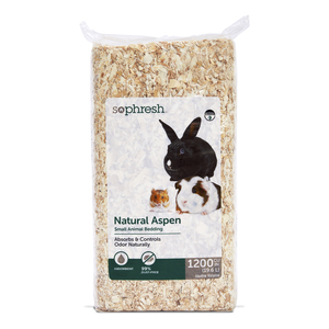 Sophresh Sustrato Natural Viruta de Madera de Álamo para Pequeñas Mascotas, 19.6 L Sophresh Sustrato Natural Viruta de Madera de Álamo para Pequeñas Mascotas, 19.6 L