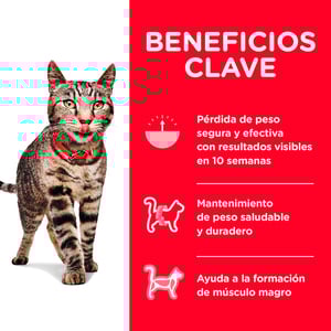 Hill's Science Diet Perfect Weight Alimento de Control de Peso para Gato Adulto Receta Pollo, 6.8 kg
