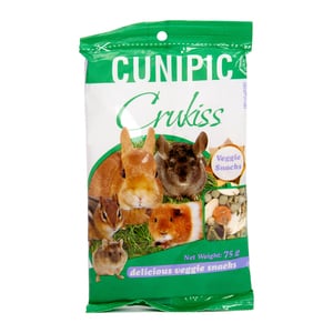 Cunipic Premios Crukiss de Vegetales para Pequeños Mamíferos, 75 g Cunipic Premios Crukiss de Vegetales para Pequeños Mamíferos, 75 g