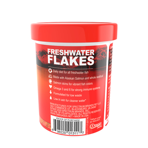 Omega One Freshwater Flakes Alimento para Peces de Agua Dulce, 28 g